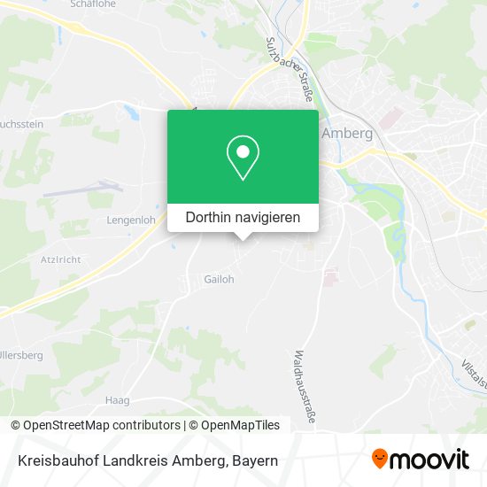 Kreisbauhof Landkreis Amberg Karte