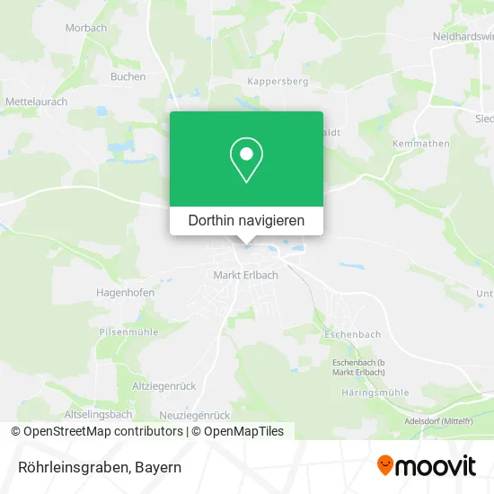 Röhrleinsgraben Karte