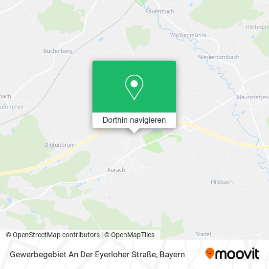 Gewerbegebiet An Der Eyerloher Straße Karte