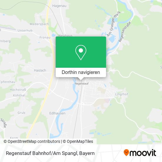 Regenstauf Bahnhof/Am Spangl Karte