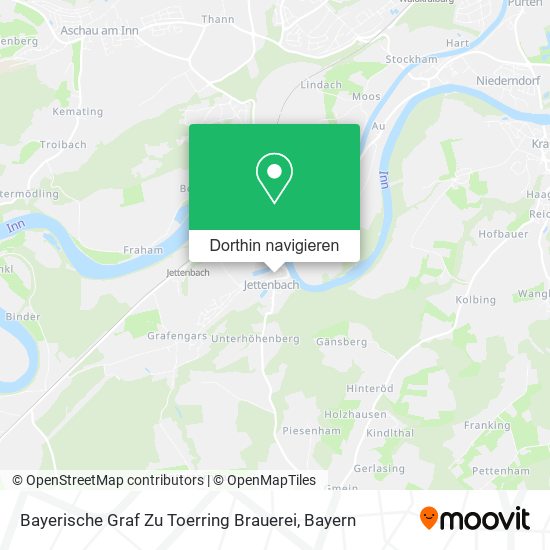 Bayerische Graf Zu Toerring Brauerei Karte
