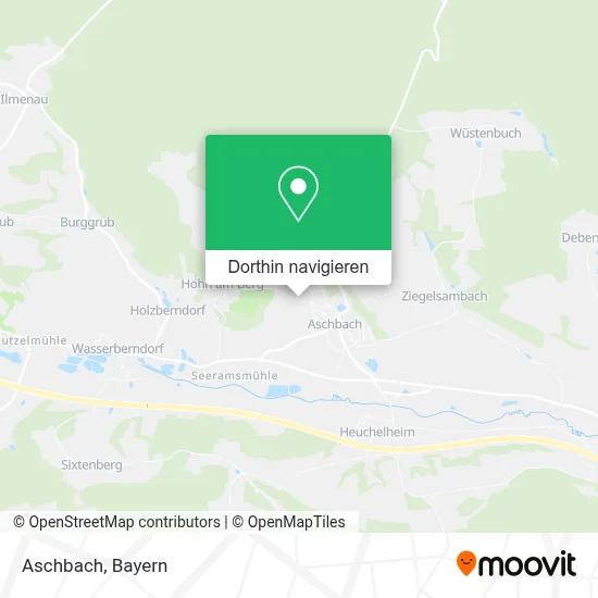 Aschbach Karte