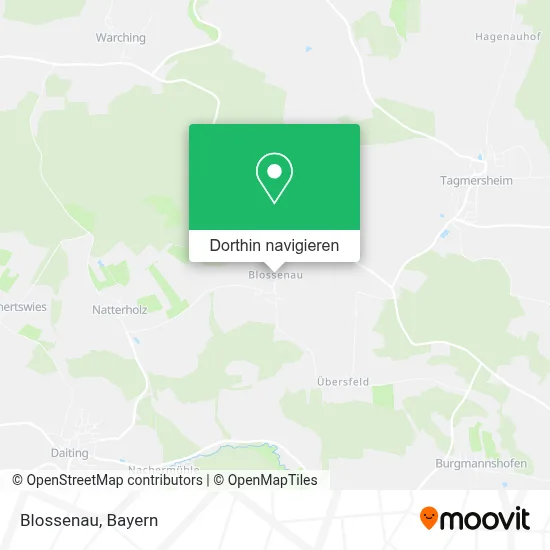 Blossenau Karte