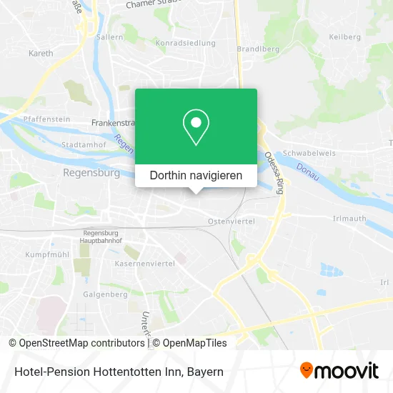 Hotel-Pension Hottentotten Inn Karte