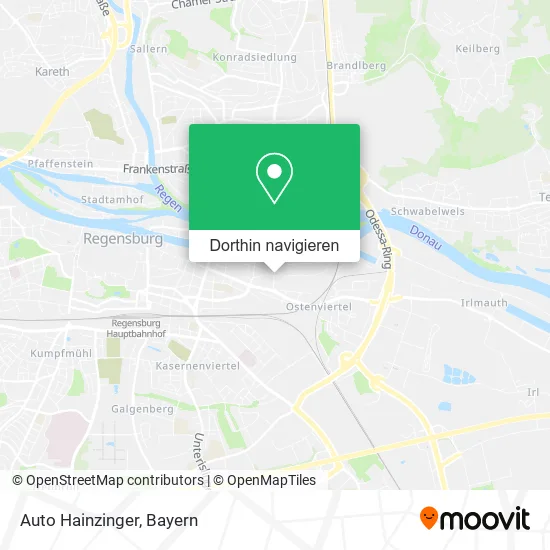 Auto Hainzinger Karte