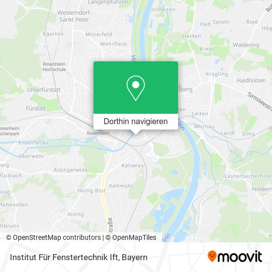 Institut Für Fenstertechnik Ift Karte