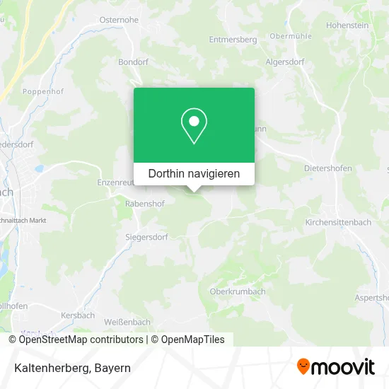 Kaltenherberg Karte