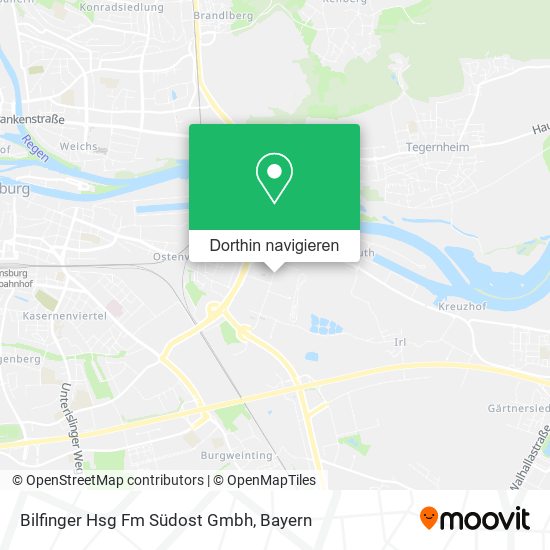 Bilfinger Hsg Fm Südost Gmbh Karte