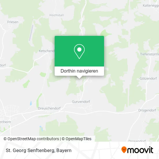 St. Georg Senftenberg Karte