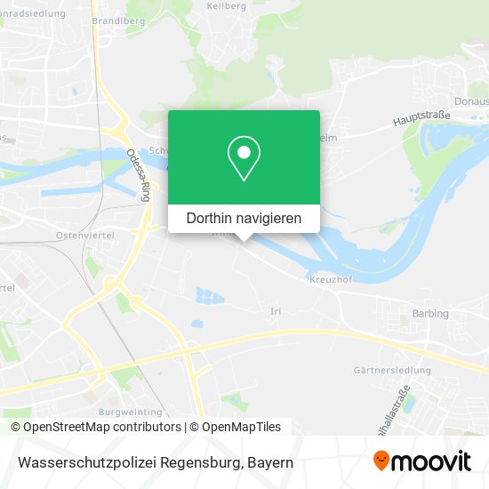Wasserschutzpolizei Regensburg Karte