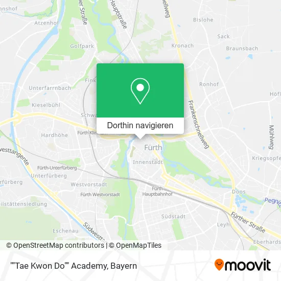 ""Tae Kwon Do"" Academy Karte