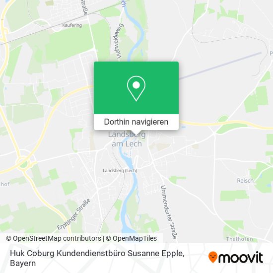 Huk Coburg Kundendienstbüro Susanne Epple Karte