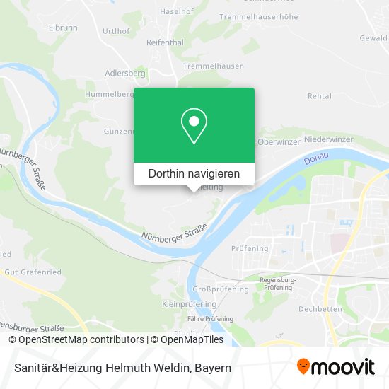 Sanitär&Heizung Helmuth Weldin Karte
