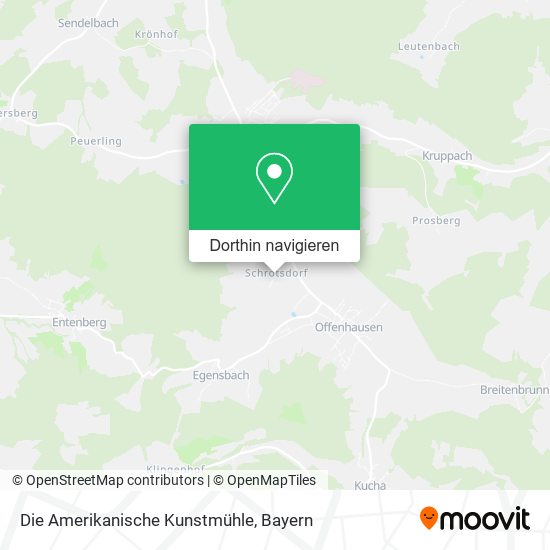 Die Amerikanische Kunstmühle Karte