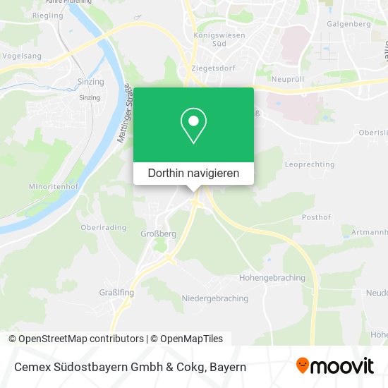 Cemex Südostbayern Gmbh & Cokg Karte