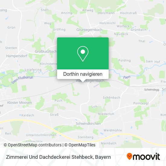 Zimmerei Und Dachdeckerei Stehbeck Karte