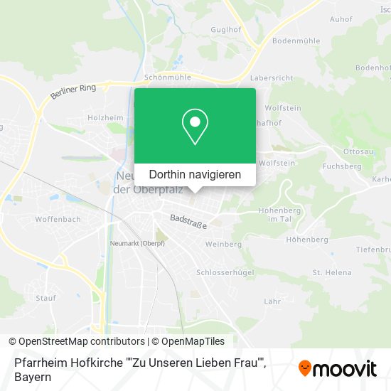 Pfarrheim Hofkirche ""Zu Unseren Lieben Frau"" Karte