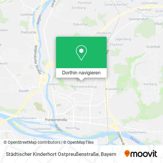 Städtischer Kinderhort Ostpreußenstraße Karte