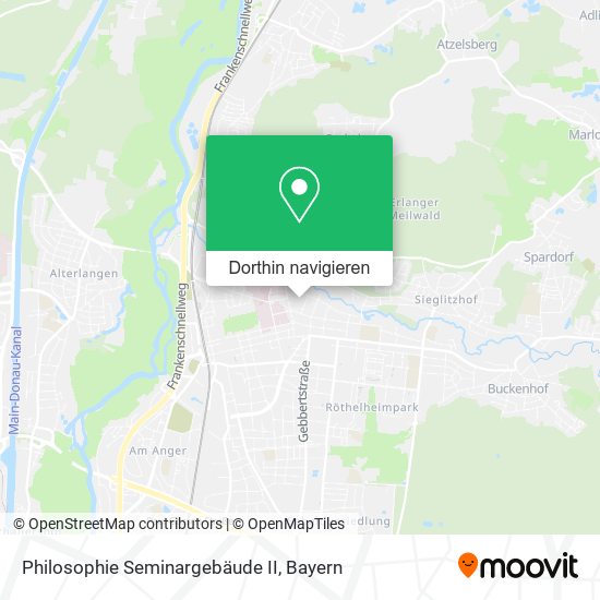 Philosophie Seminargebäude II Karte