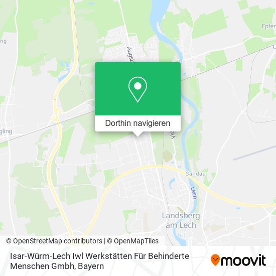 Isar-Würm-Lech Iwl Werkstätten Für Behinderte Menschen Gmbh Karte