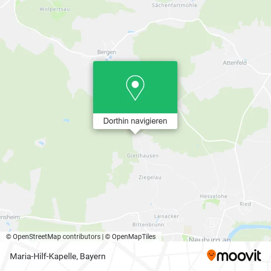 Maria-Hilf-Kapelle Karte