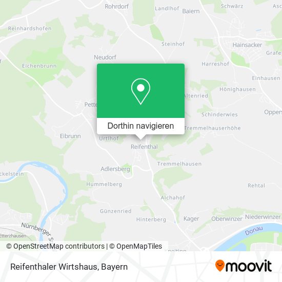 Reifenthaler Wirtshaus Karte