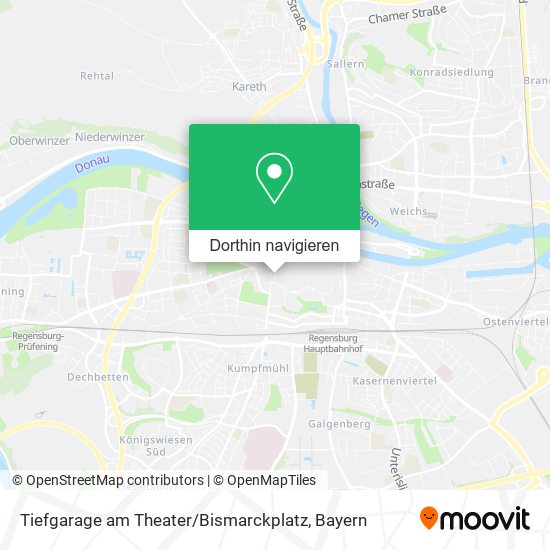 Tiefgarage am Theater / Bismarckplatz Karte