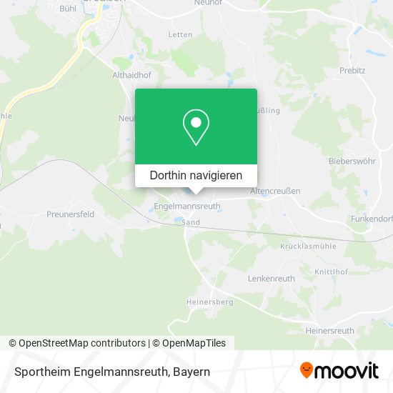 Sportheim Engelmannsreuth Karte