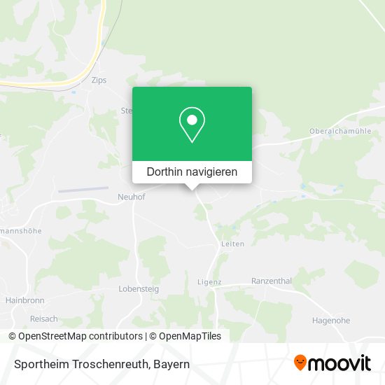 Sportheim Troschenreuth Karte