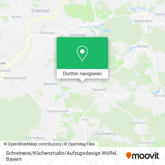 Schreinerei / Küchenstudio / Aufzugsdesign Wölfel Karte