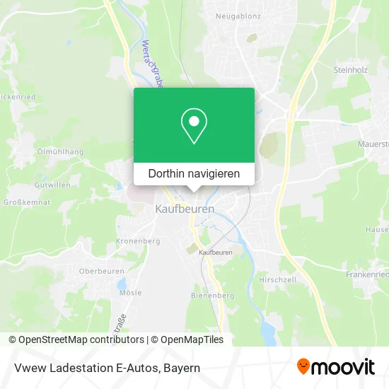 Vwew Ladestation E-Autos Karte