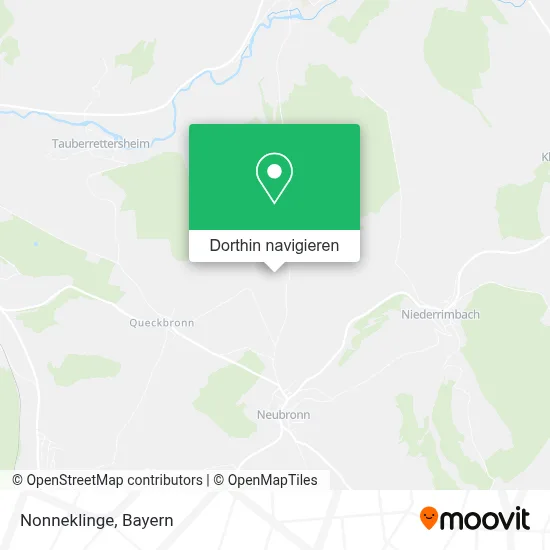 Nonneklinge Karte