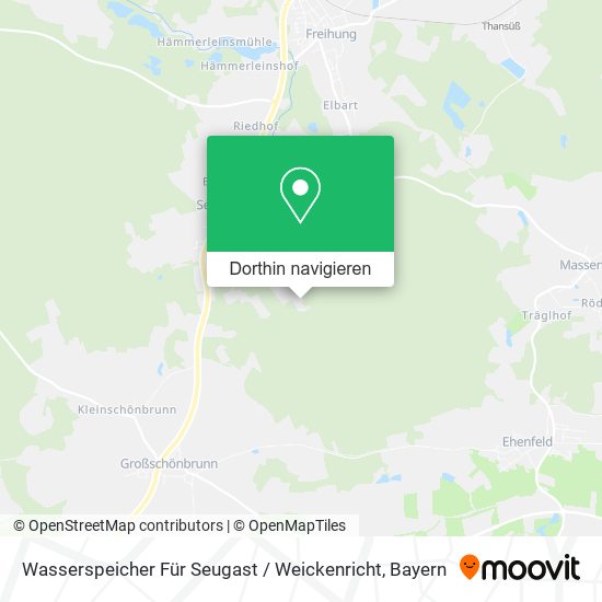 Wasserspeicher Für Seugast / Weickenricht Karte