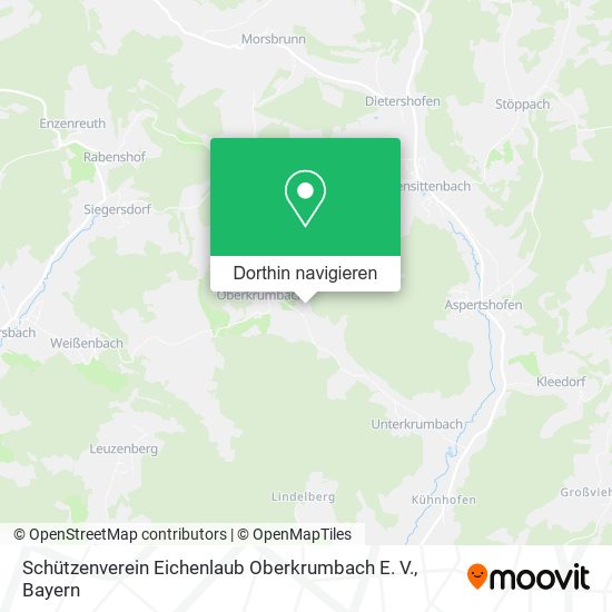 Schützenverein Eichenlaub Oberkrumbach E. V. Karte