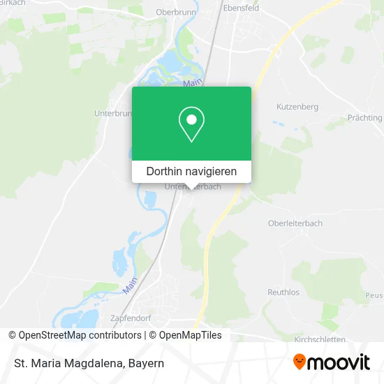 St. Maria Magdalena Karte