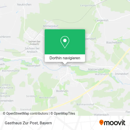 Gasthaus Zur Post Karte