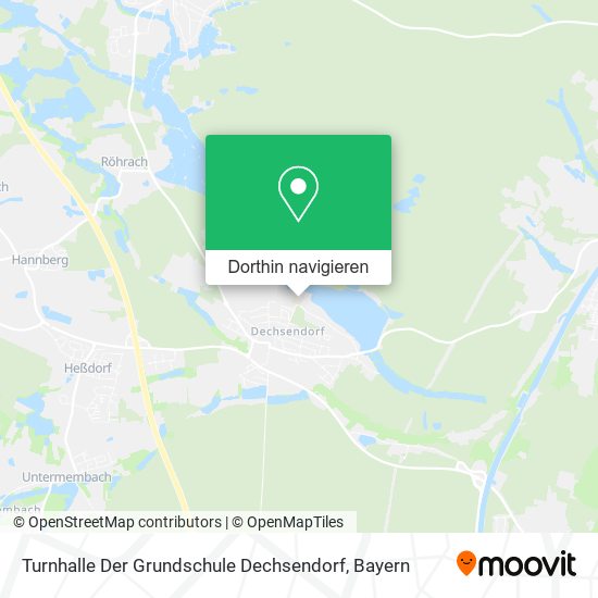 Turnhalle Der Grundschule Dechsendorf Karte