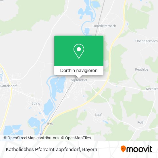 Katholisches Pfarramt Zapfendorf Karte