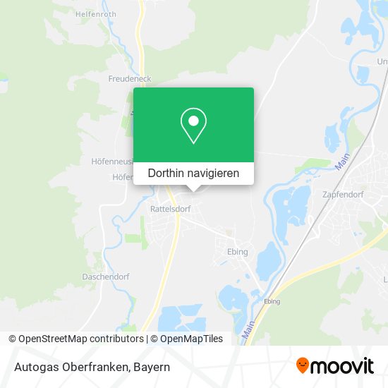 Autogas Oberfranken Karte