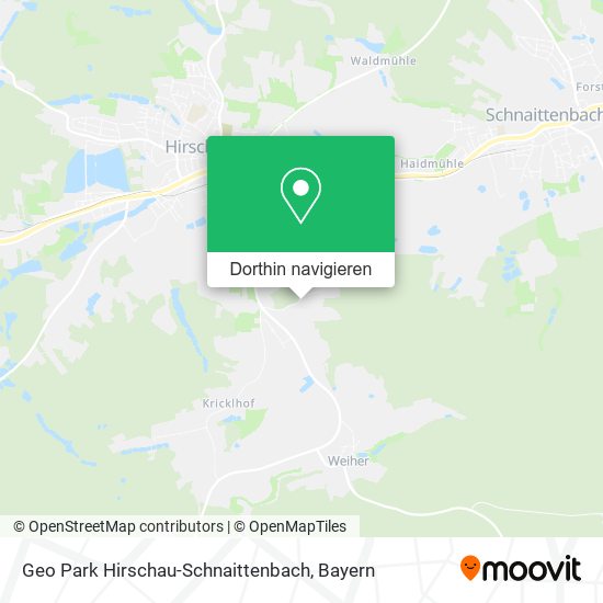 Geo Park Hirschau-Schnaittenbach Karte