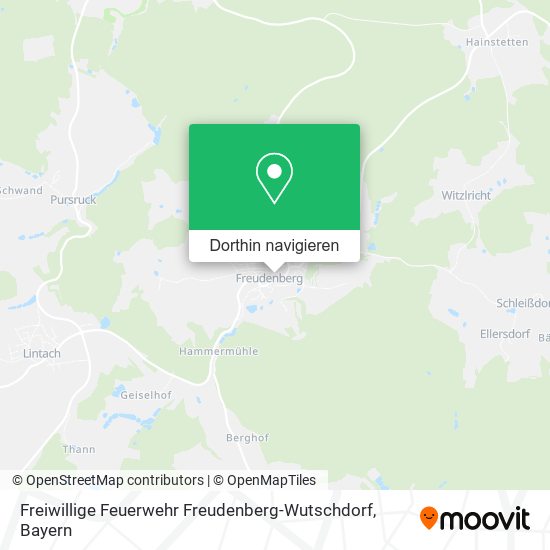 Freiwillige Feuerwehr Freudenberg-Wutschdorf Karte