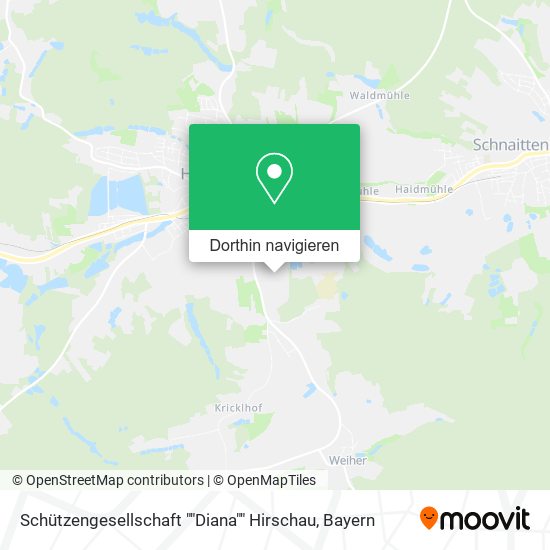 Schützengesellschaft ""Diana"" Hirschau Karte