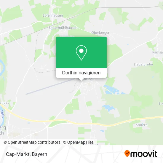 Cap-Markt Karte