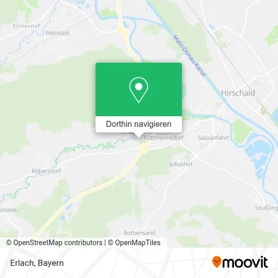 Erlach Karte