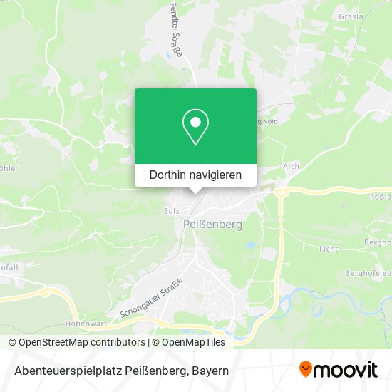 Abenteuerspielplatz Peißenberg Karte