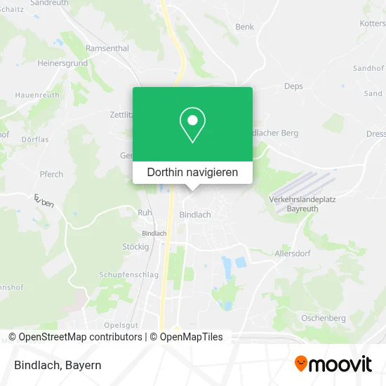 Bindlach Karte