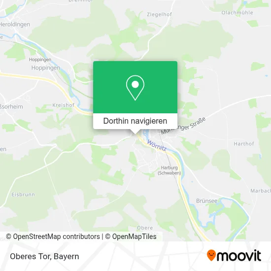 Oberes Tor Karte
