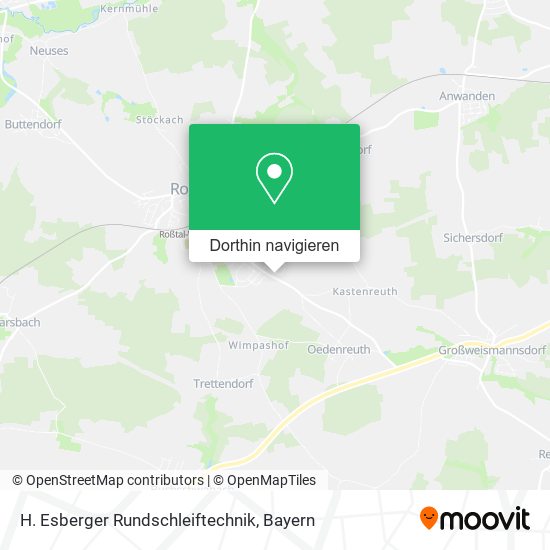 H. Esberger Rundschleiftechnik Karte