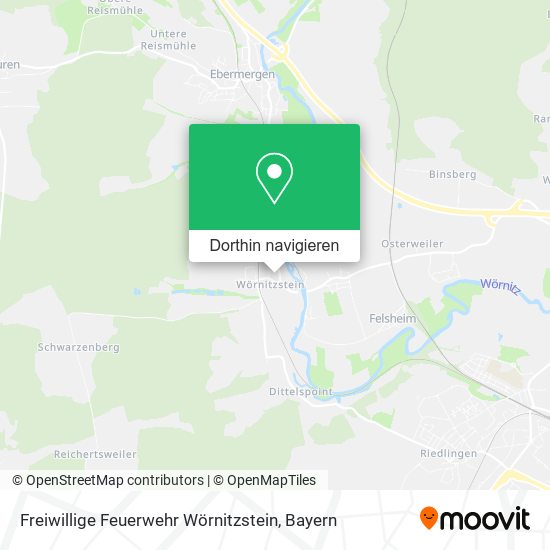Freiwillige Feuerwehr Wörnitzstein Karte