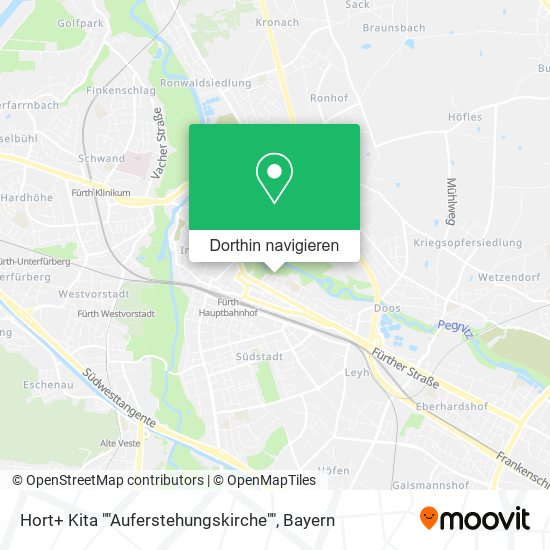 Hort+ Kita ""Auferstehungskirche"" Karte